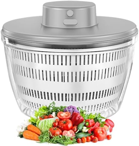 Electric Salad Spinner, Automatic Salad Rotator, USB Chargeble Lettuce Spinner- by EnjoyYourLife