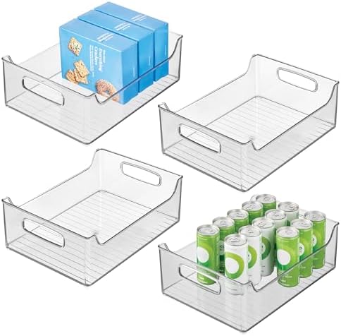 iDesign Stackable Clear Plastic Storage Bin by iDesign