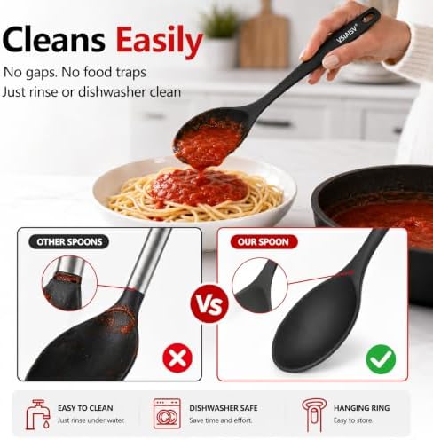 Silicone Spatula Turner Set of 5 - Image 6