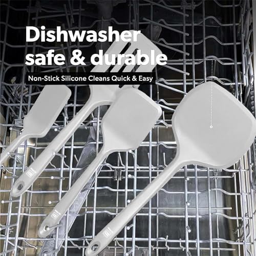 DI ORO Silicone Turner Spatula Set - Image 6