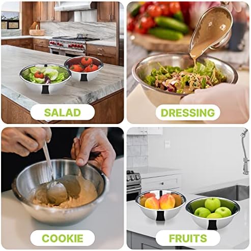 TrueCraftware – 1 Heavy Duty Stainless Steel Mixing Bowl - Image 3