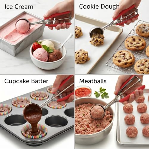 #50 Cookie Scoop, 1.5 Tbsp/23 ml/ 0.7 oz Cookie Scoops - Image 4