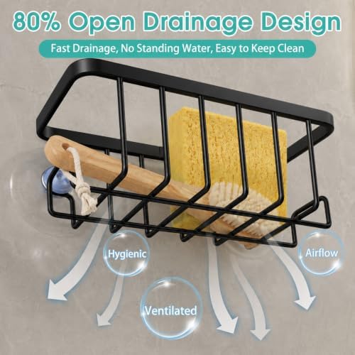 Sponge Holder for Kitchen Sink, Caddy Organizer - Image 5