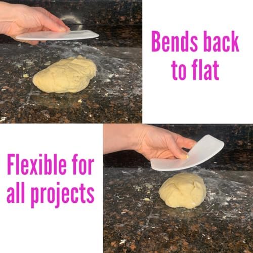 Sourdough Plastic Bench Dough Scraper Bowl Flexible Food-safe Cutter Flexible - Image 3