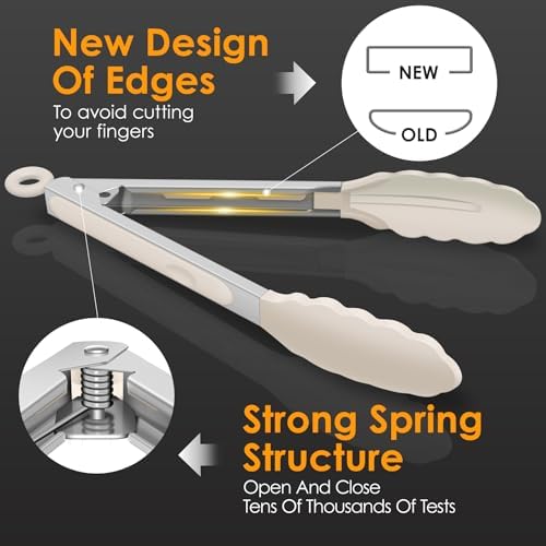 HOTEC Stainless Steel Kitchen Tongs - Image 6