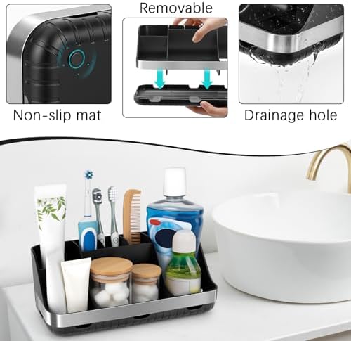 GFWARE Black Toothbrush Holder - Image 4