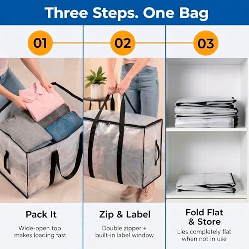 ClearSpace Heavy Duty Moving Bags or Storage Bins - Image 5