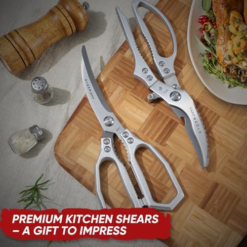 TIVOLI Silver Japanese Kitchen Shears Set - Image 6