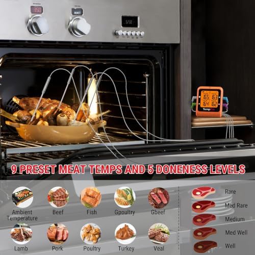 TempPro TempSync 650ft Bluetooth Meat Thermometer - Image 6