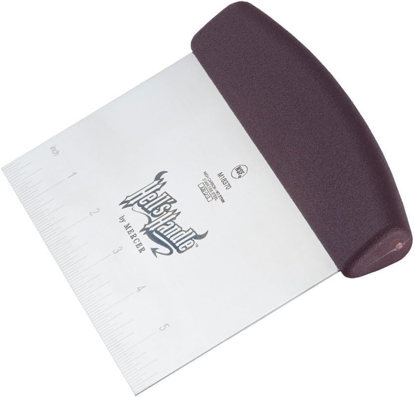 Mercer Culinary Hell's Handle Bench Scraper, 3.5 Inch x 6 Inch - Image 3