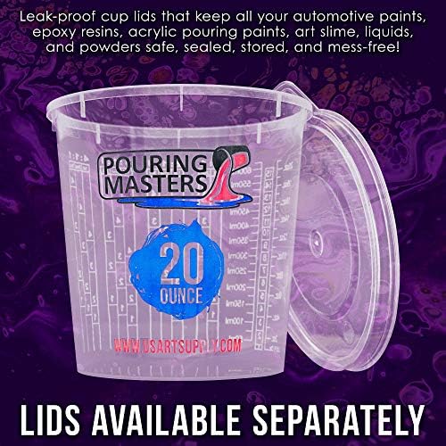 Pouring Masters 20 Ounce Graduated Plastic Mixing Cups - Image 5