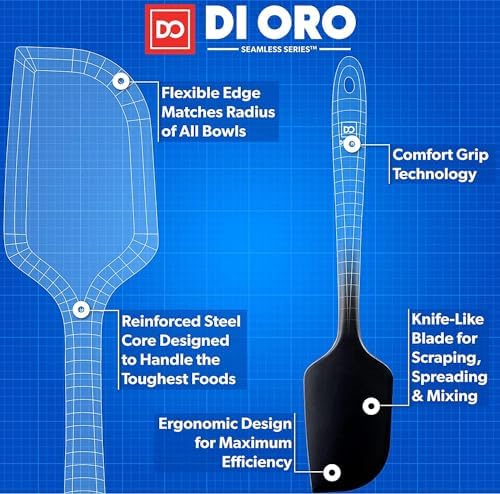 DI ORO Silicone Spatula Set - Image 4