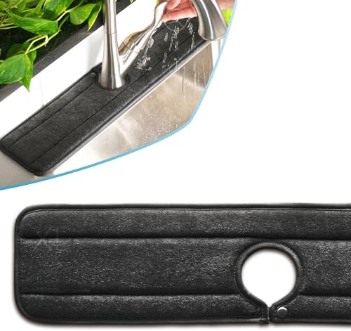 Ternal Original SINKMAT 24in XL Faucet Splash Guard Extra Long Microfiber Sink by TernalProducts