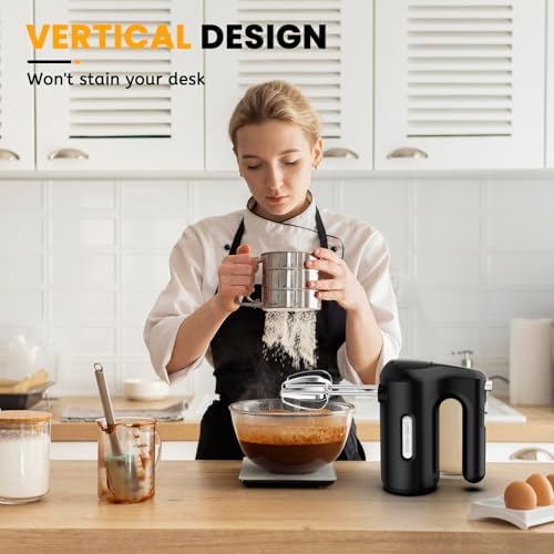 Lord Eagle 5-Speed Small Hand Mixer Electric, 300W Compact Portable - Image 2