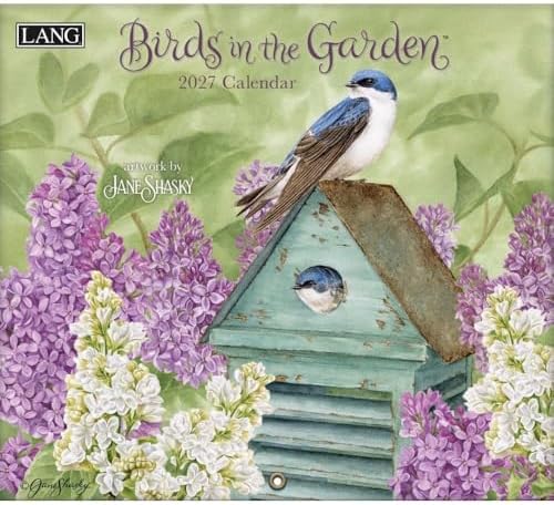 Birds in the Garden 2027 Wall Calendar by Jane Shasky by Lang