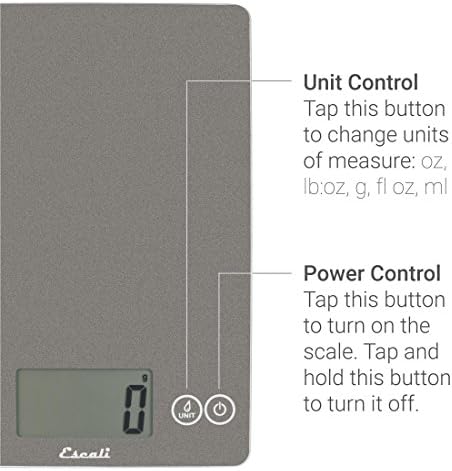 Escali Arti Glass Food Scale Digital Countertop Kitchen, Baking and Cooking - Image 3