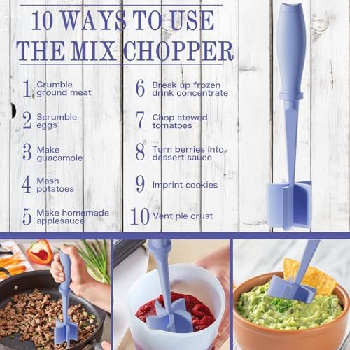 2 Pack Meat Chopper Ground Beef Masher Tool - Image 3