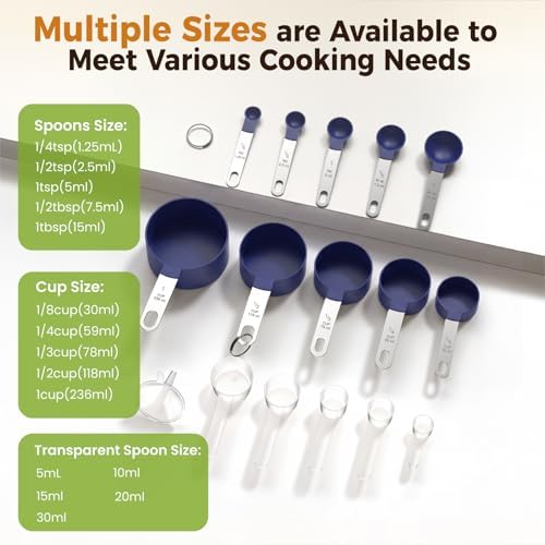 16PCS Measuring Cups and Spoons Set, Measuring Spoon Set - Image 5