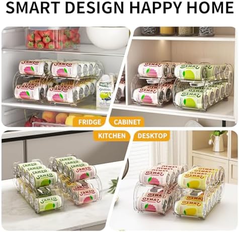 Drink Organizer for Fridge, Soda Can Organizer Dispenser for Refrigerator - Image 5