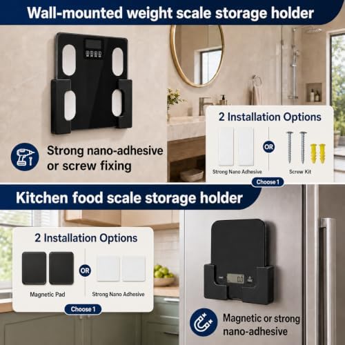 4 Pack Scale Holder Bracket for Weight Scales and Kitchen Food Scales - Image 3