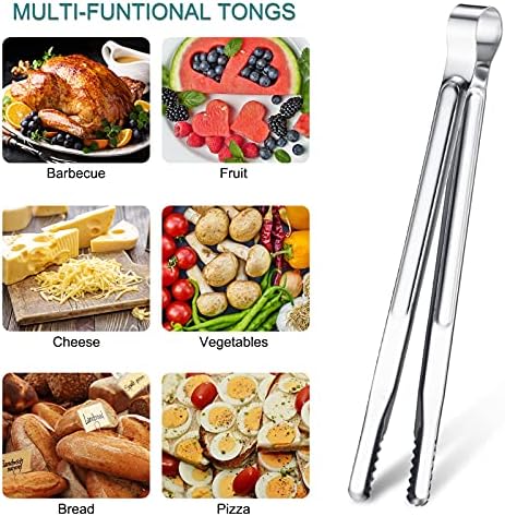 Chengu 3 Pieces Kitchen Tongs Set Stainless Steel - Image 6