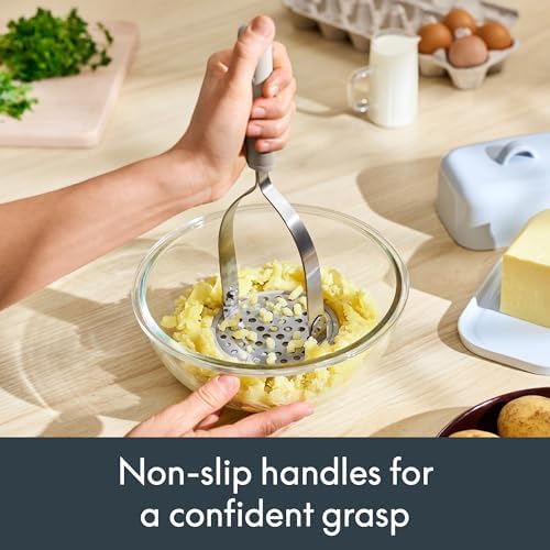 bella 2 Piece Fold Flat, Non-toxic Nonslip Masher and Whisk - Image 5