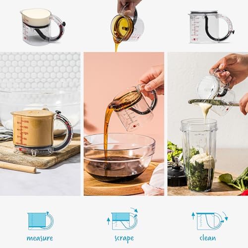 Dreamfarm Upcup All-in-1 Adjustable Measuring Cup, Metric & Imperial - Image 3