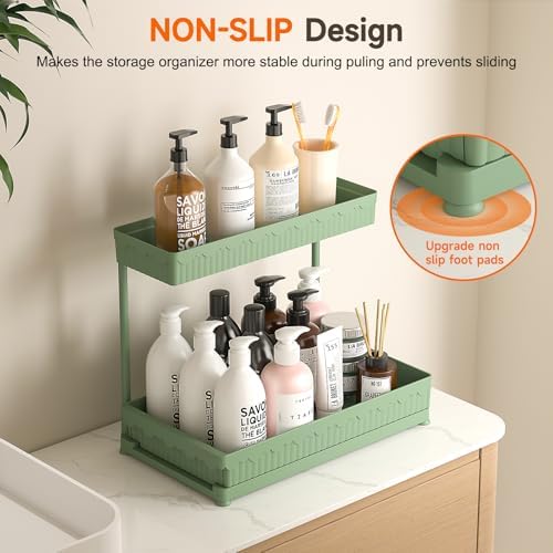 Sevenblue 3-Pack 2-Tier L-Shaped Under Sink Organizers - Image 4