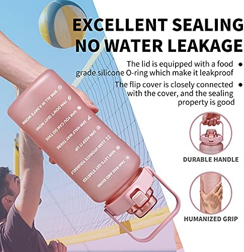 ST-YIBEN 64oz, 128oz Large Motivational Water Bottle - Image 4