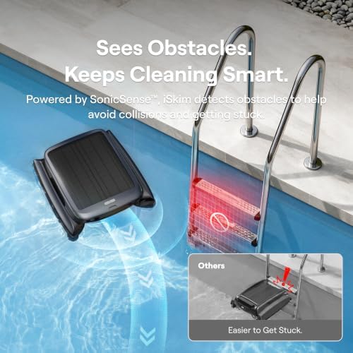 Beatbot iSkim Robotic Pool Surface Skimmer, 9L Basket, 24/7 Solar Cleaning - Image 5