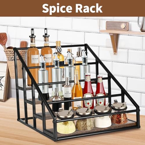YQBRAO 2-Pack 4-Tier Coffee Syrup Organizer, 32-Bottle Total - Image 7