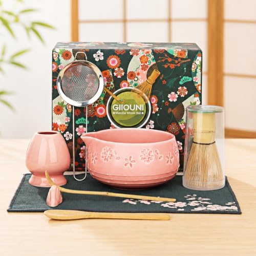 Matcha Whisk Set, Ceramic Matcha Kit by GIIOUNI