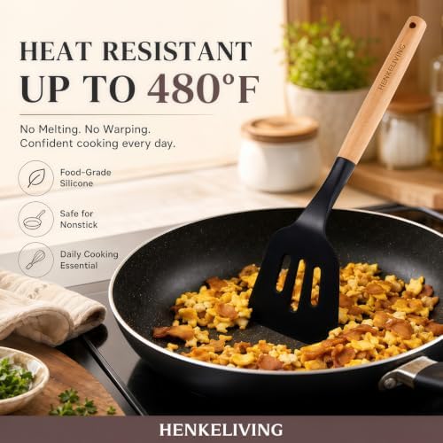 Silicone 10 Pcs Kitchen Cooking Utensils Set, Recycled Materials Certification - Image 3