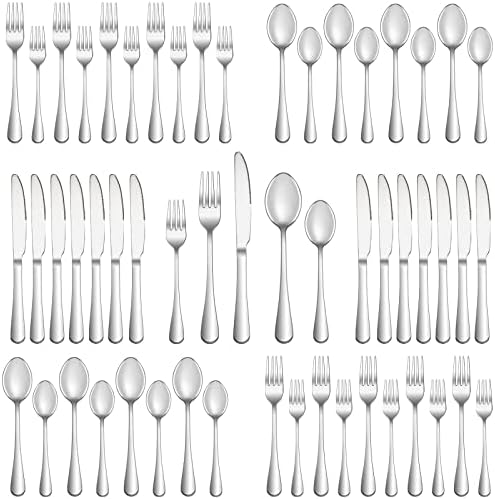 40 Piece Silverware Set Service by MUTNITT