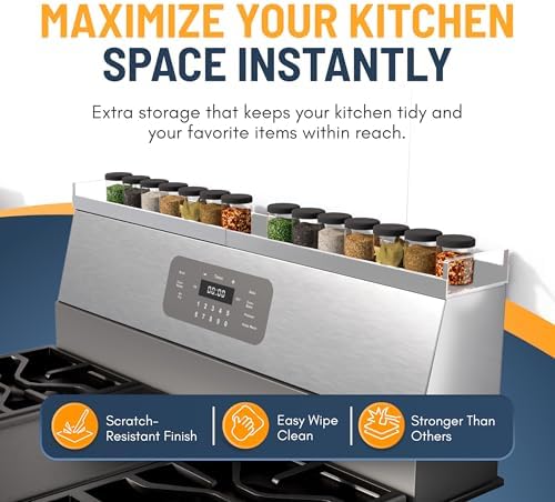 Extendable Steel Over the Stove Shelf - Image 2