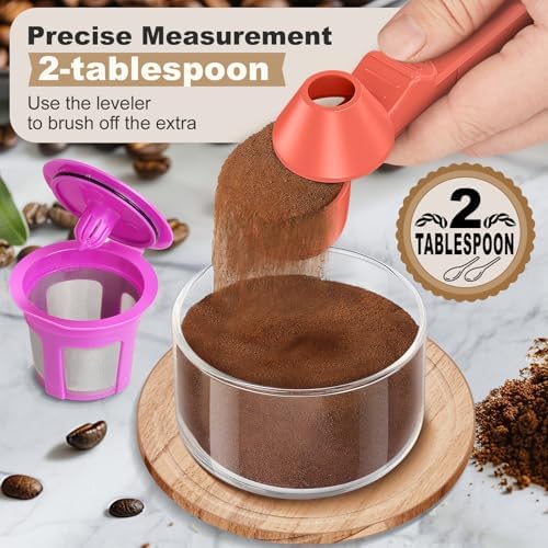 Coffee Scoop & Funnel for Reusable K Cup Refillable Coffee Pods, Coffee - Image 2