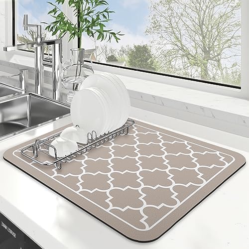 Dish Drying Mat Absorbent Dish Drying Mats by WiseLife