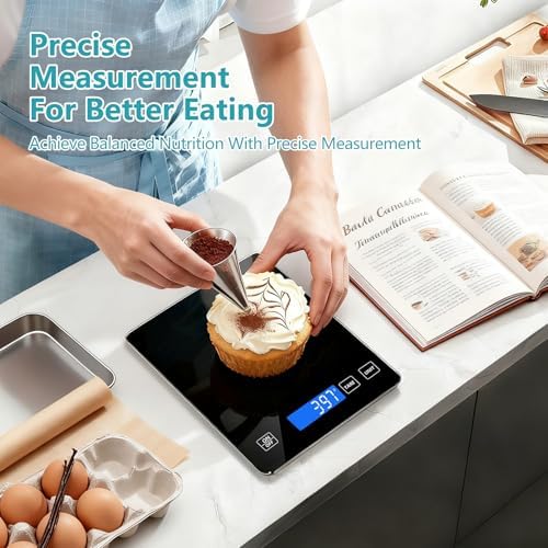 Food Kitchen Scale, Digital Food Scale 33lb/15kg Digital Kitchen Scale - Image 6