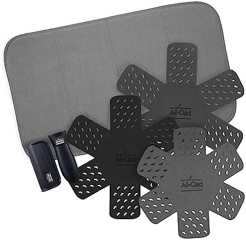 All-Clad Pot Protectors, and Dish Drying Mat Set: Pot Protectors by Unknown