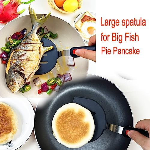 KLAQQED 4Pcs Spatula Silicone Heat Resistant Flexible Rubber Silicone Spatulas - Image 4