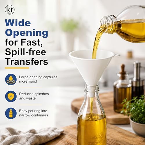 Plastic Funnels for Automotive Use/Funnels for Kitchen Use Filling Bottles and - Image 3