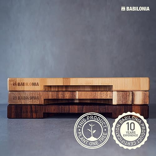 XXL Bamboo Cutting Board, End Grain Butcher Block - Image 7