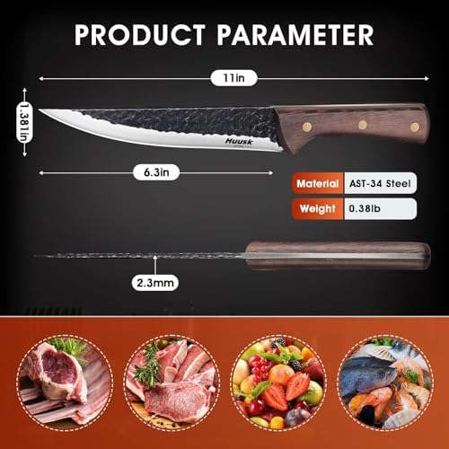Huusk Boning Knife for Meat Cutting - Image 5