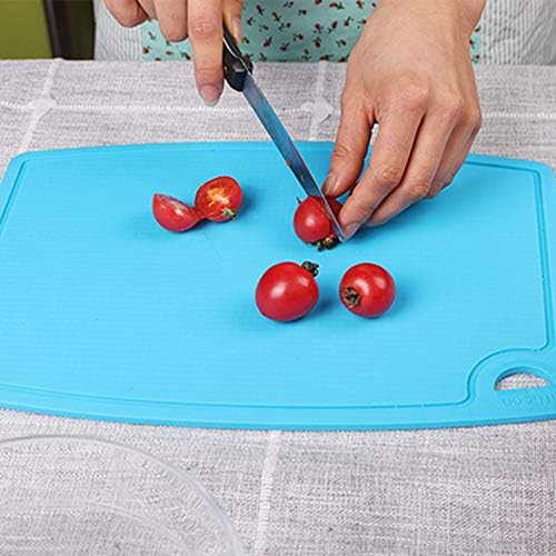 Liflicon Thick Silicone Cutting Board 12.6'' x 9.1'' Foldable & Flexible Design - Image 4