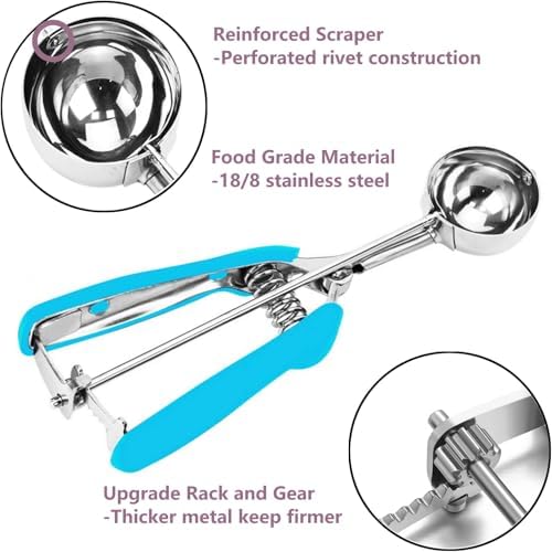 #50 Cookie Scoop, 1.5 Tbsp/ 23ml/ 0.7 oz Cookie Scoops - Image 2