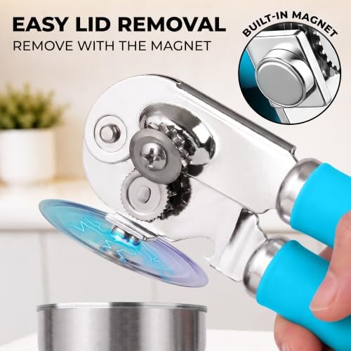 Zulay Kitchen Stainless Steel Swing Open Manual Can Opener Comfortable Grip - Image 7