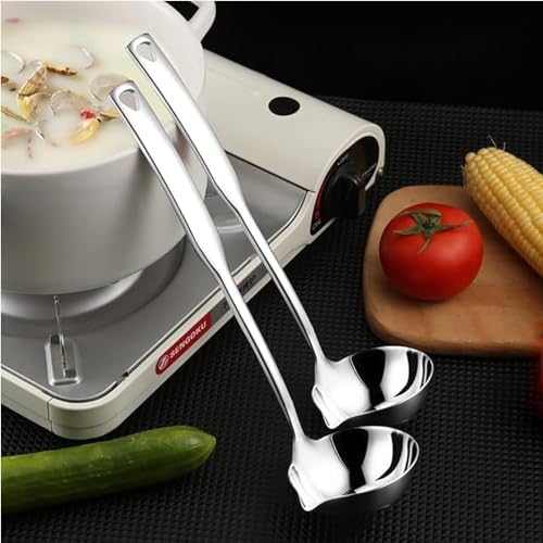 Soup Ladle 304 Stainless Steel Heavy Ladle - Image 5
