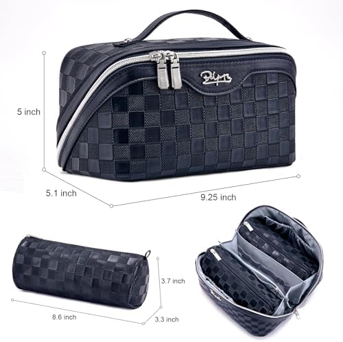 BOYATU Travel Makeup Bag Organizer: 180°Open-Flat 3 Pcs Make up Bags Set - Image 6