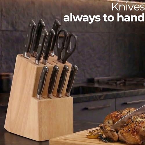 Kitchen knife holder elegant & sturdy. Universal knife block - Image 5