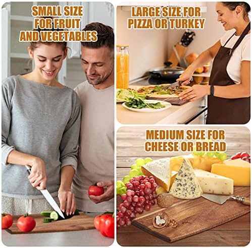 Patelai 12 Packs Wooden Cutting Board Set - Image 4